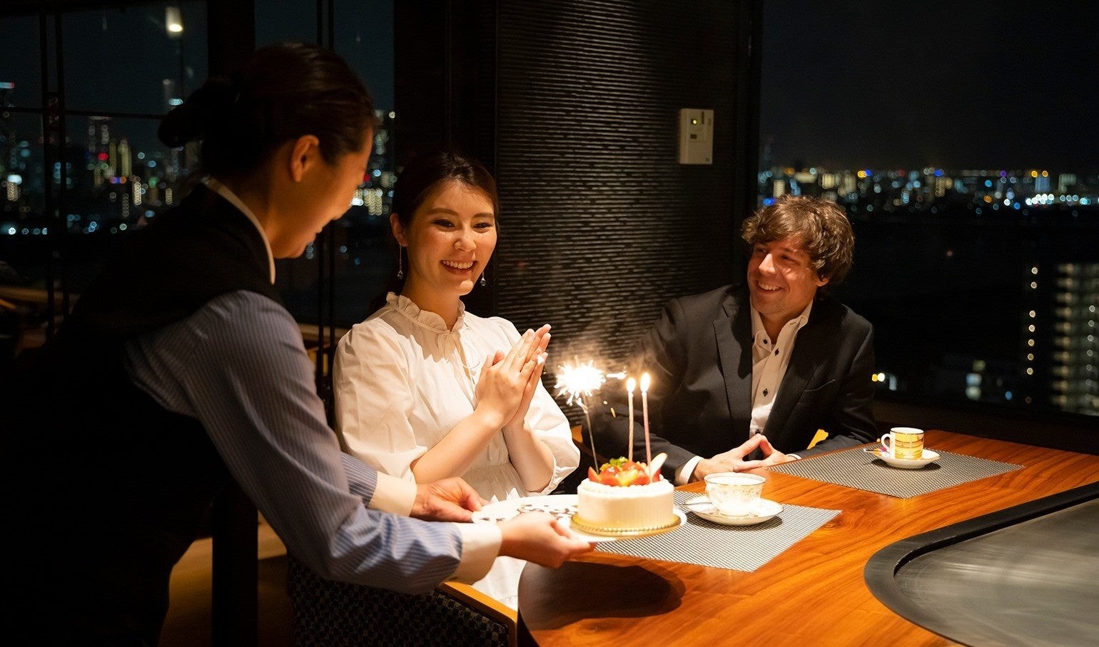 鉄板焼 逢坂で記念日の食事を彩るおもてなしのイメージ
