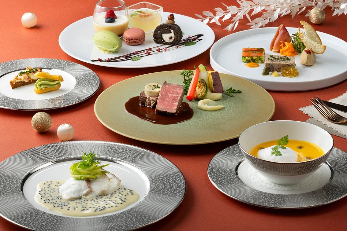 クリスマスランチコース「Menu Dejeuner de Noel2026」の料理