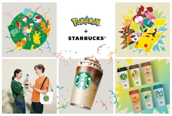 POKEMON + STARBUCKS コラボレーションのビバレッジとグッズ