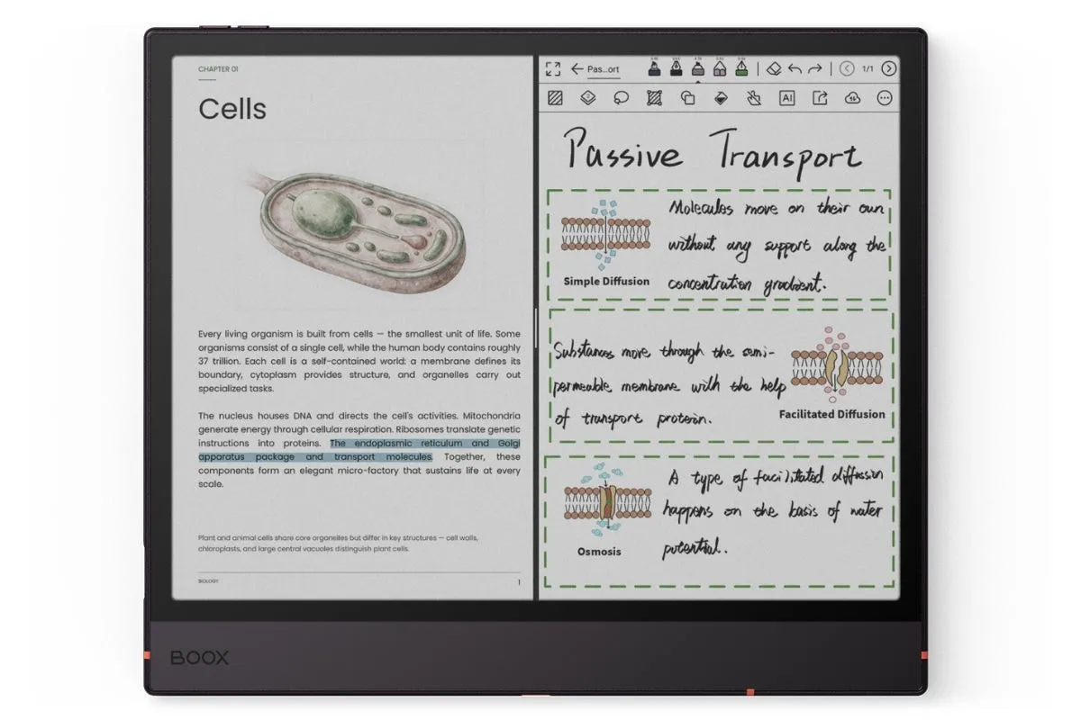 BOOX NoteAir6Cの読書アプリNeoReader