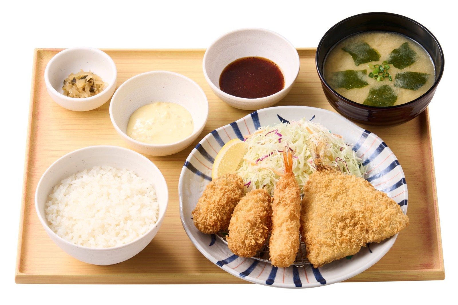 かきフライミックス定食の商品写真