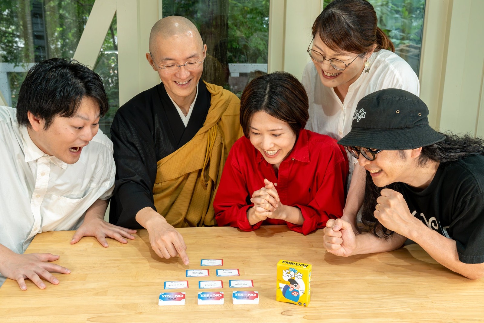 Table Games in the World 代表 小野さんと遊ぶ様子