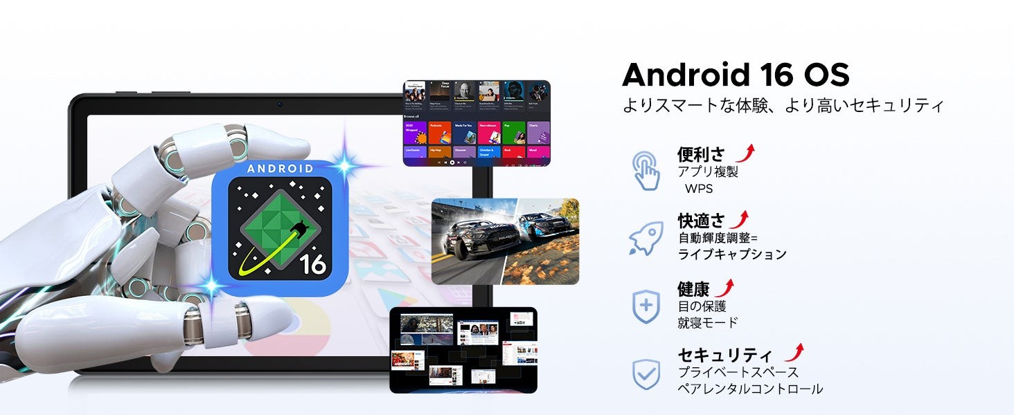 P10 Android 16 10インチ タブレット セット版