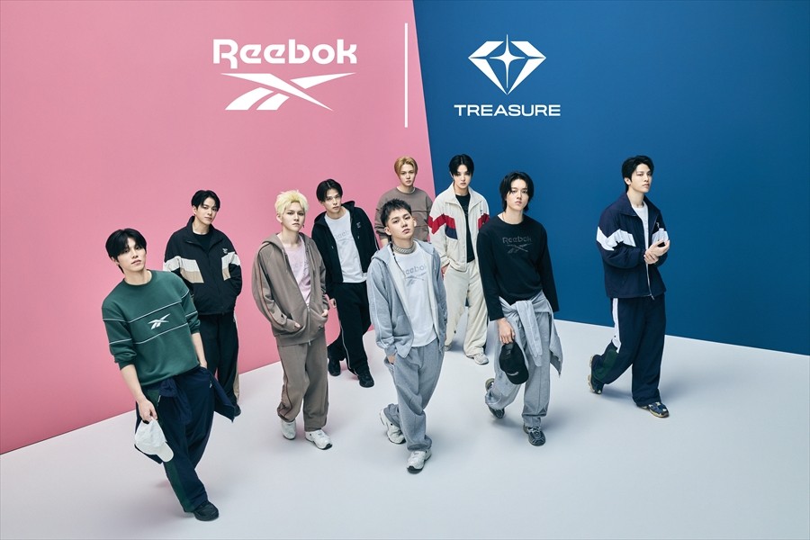 Reebok×TREASUREの2026年秋ビジュアル