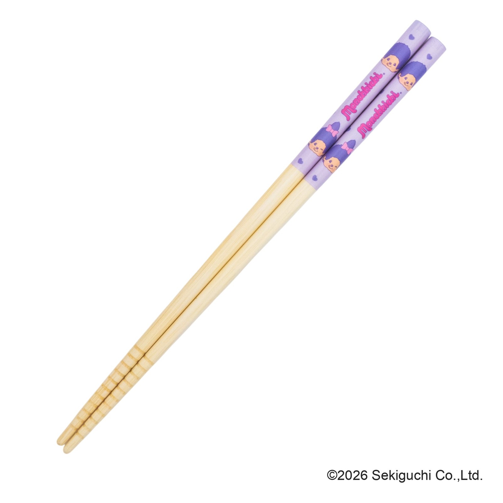 竹箸21cm モンチッチCOLORS パープル
