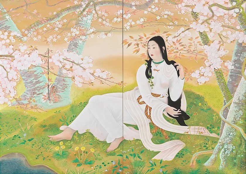 堂本印象《木華開耶媛》の作品画像