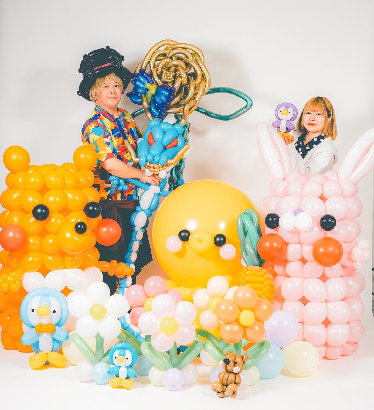 バルーンアーティストJOUさんとTAKOさん