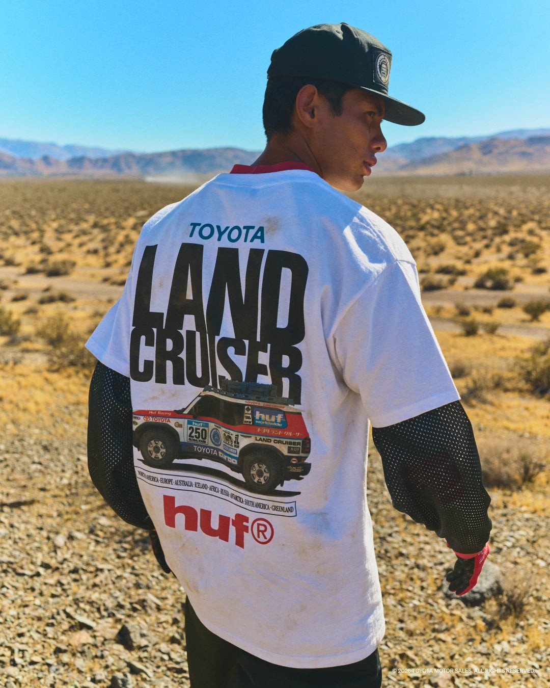 「huf®」X「TOYOTA LAND CRUISER」コレクション