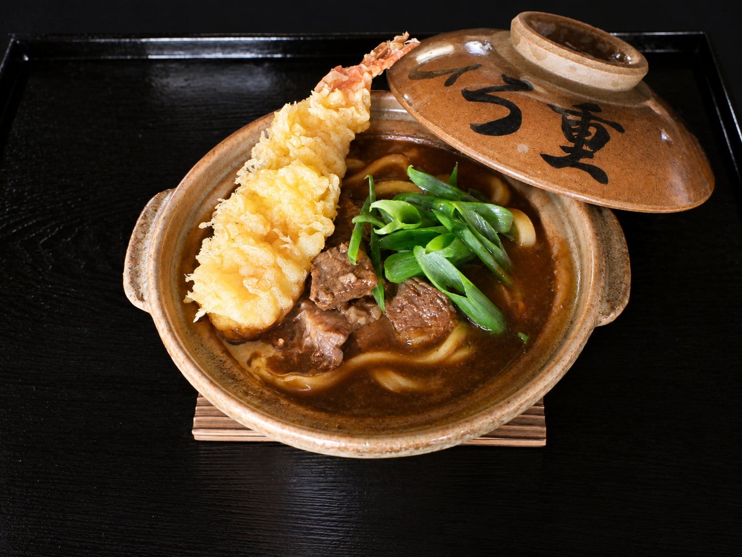 特大海老天カレーうどん