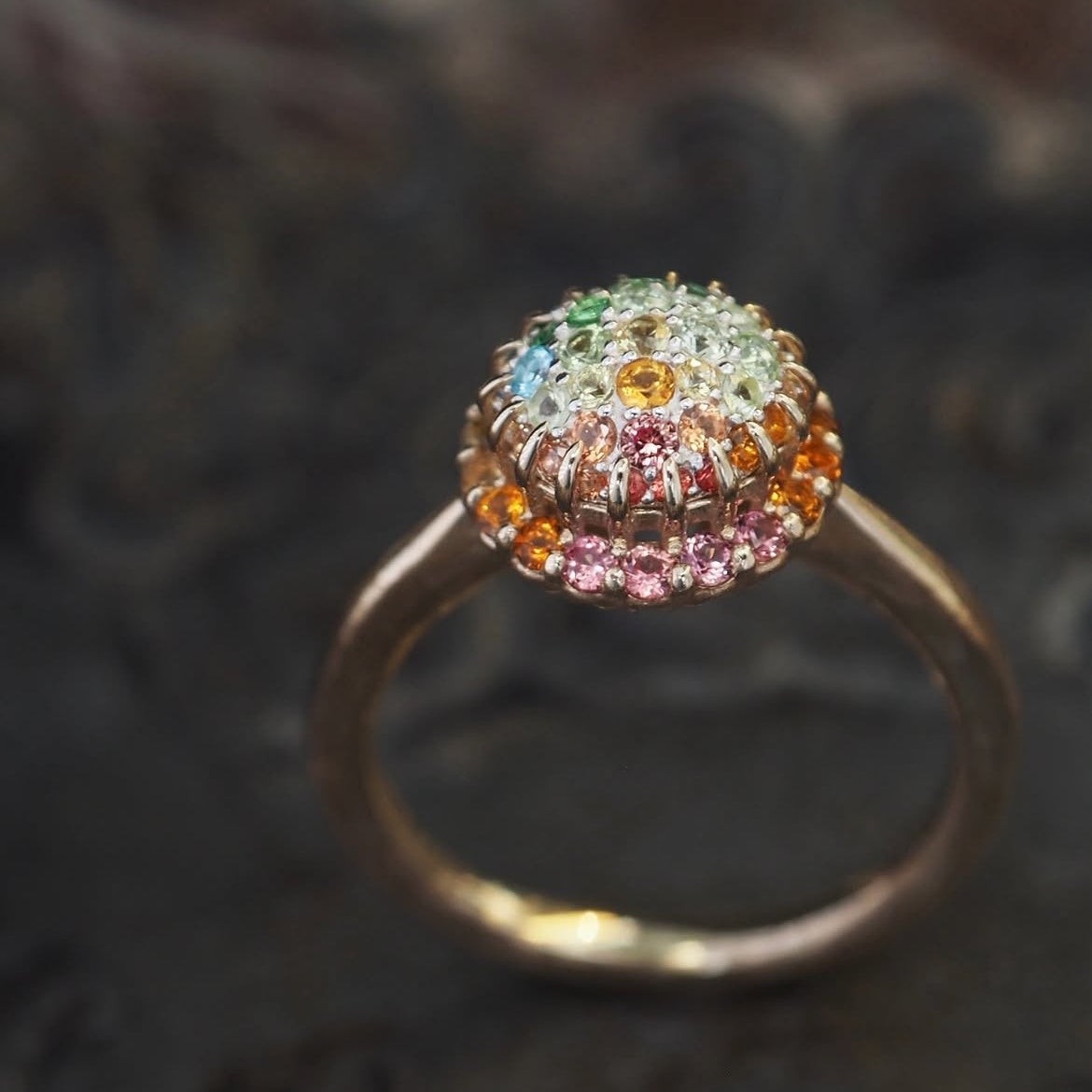 PARCELLE JEWELRYのカスタムオーダー例「Pomponne Mosaic」