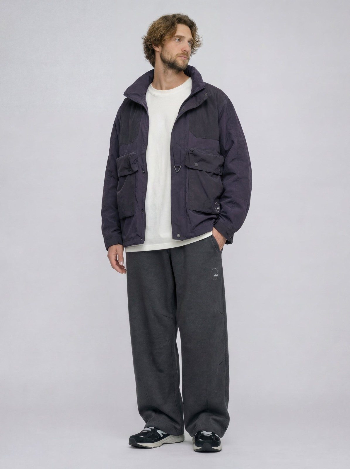2-Way Stretch Ripstop Mountain Short Jacketの着用例