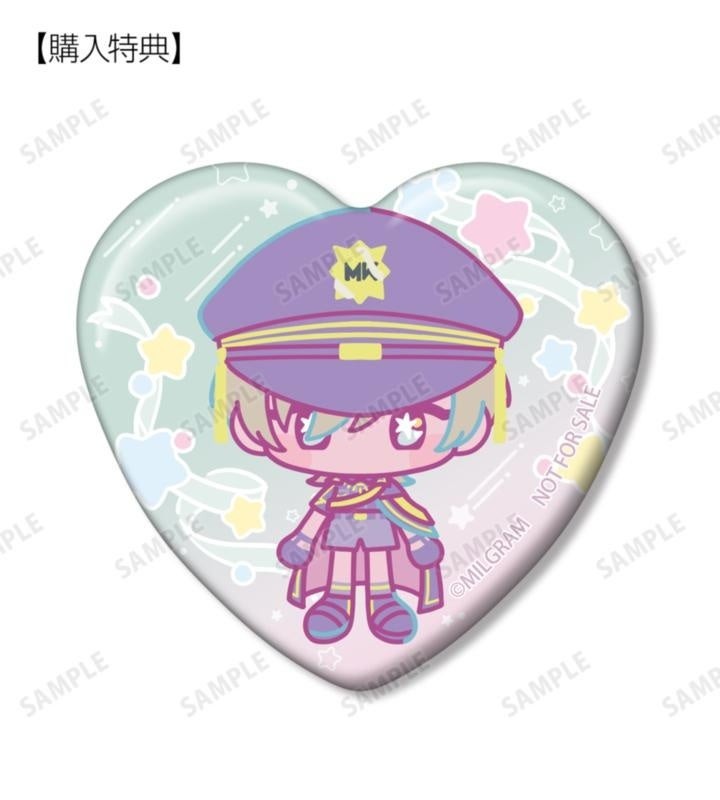 エス A ゆめぷち ハート型缶バッジ 当ショップ限定特典