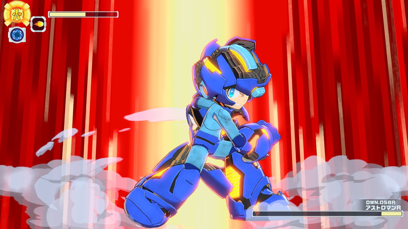 ロックマンのオーバーライド発動シーン