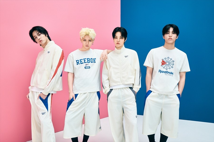 Reebokのアイテムを着用したTREASURE