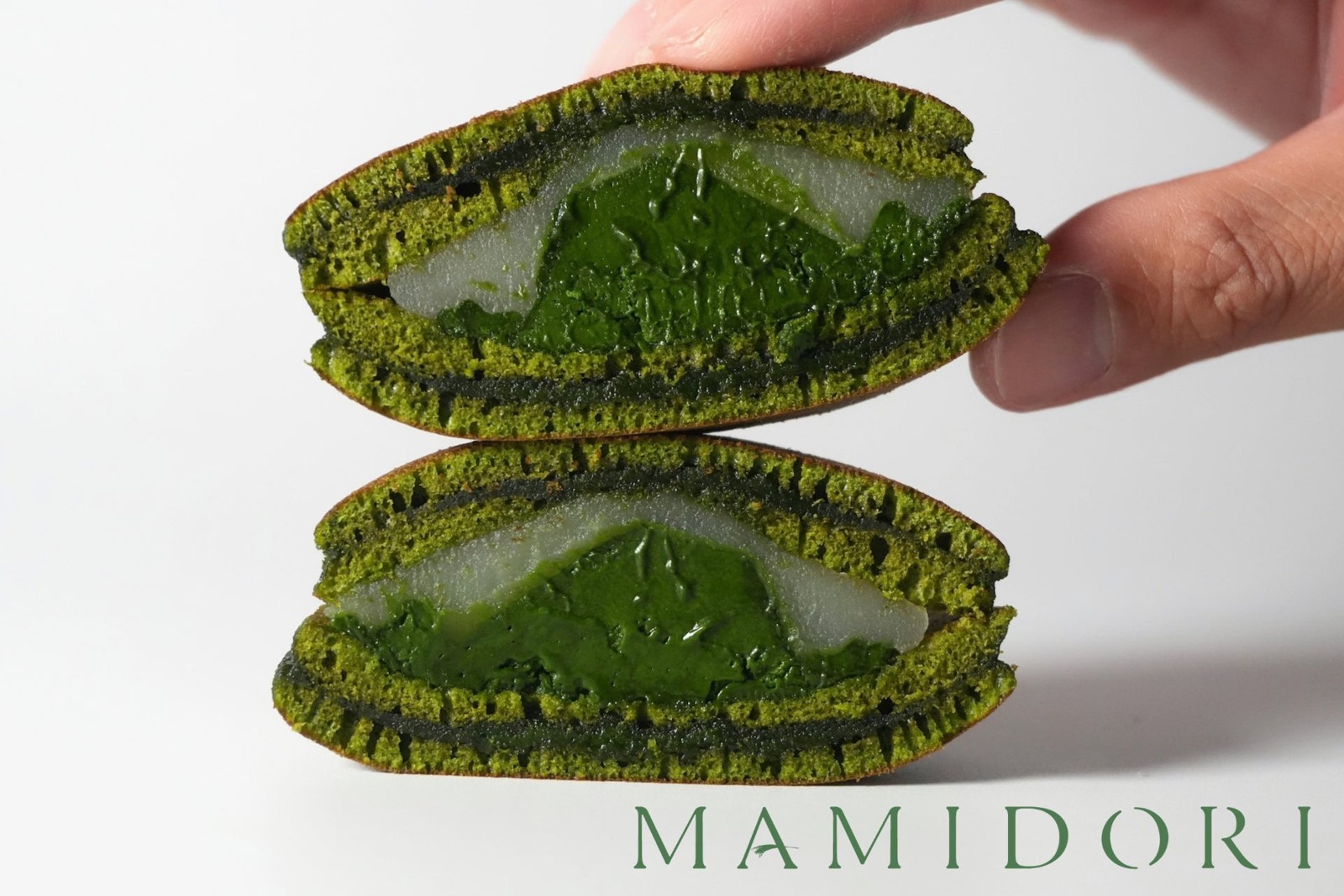MAMIDORI×どらやき 亥ノメ コラボどら焼きの断面