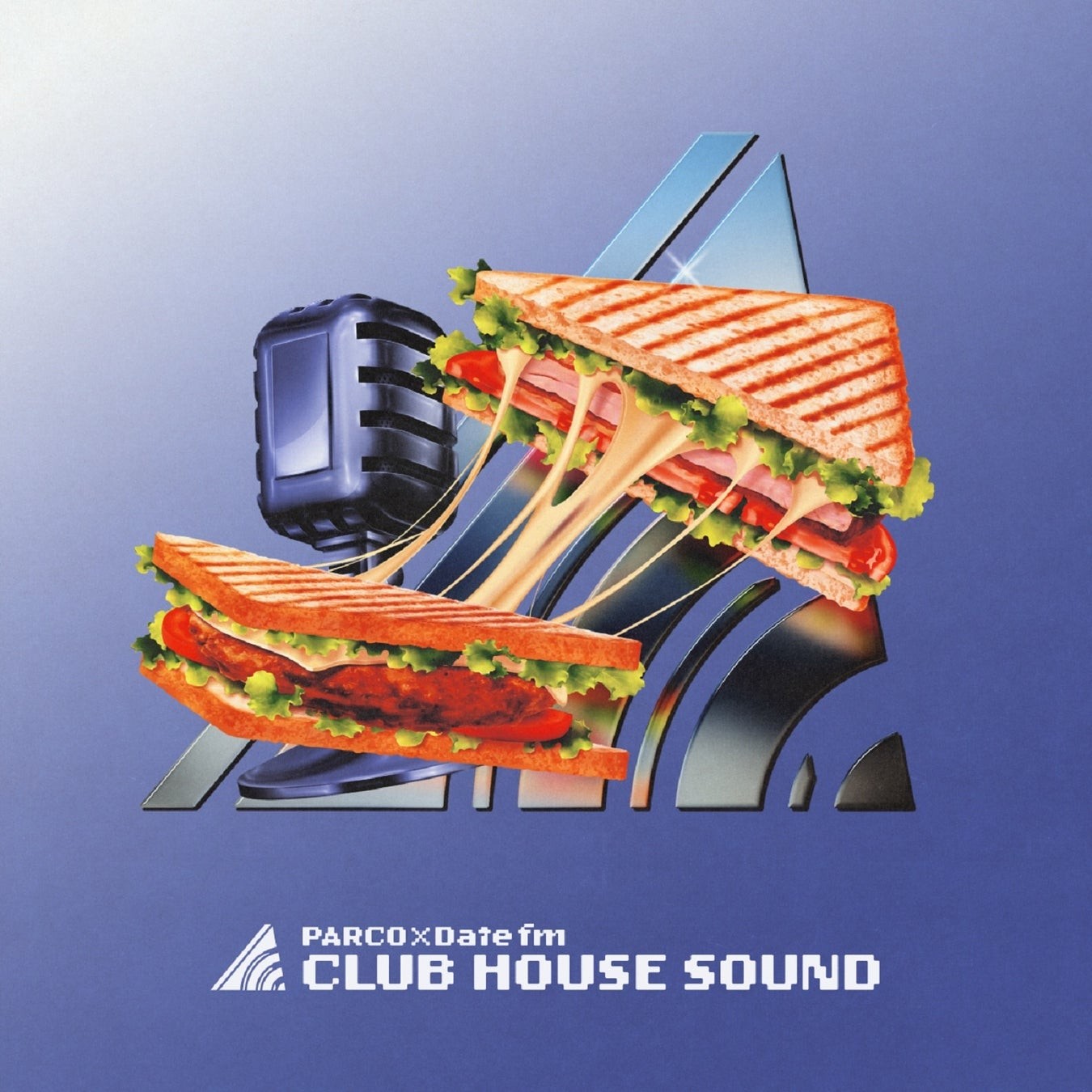 PARCO×Date fm "CLUB HOUSE SOUND"のロゴビジュアル