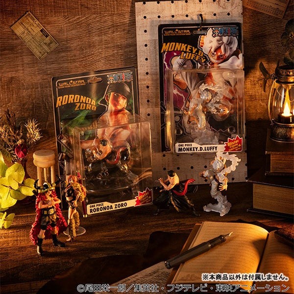 WALLSTAR ONE PIECEのブリスターパッケージ展示例