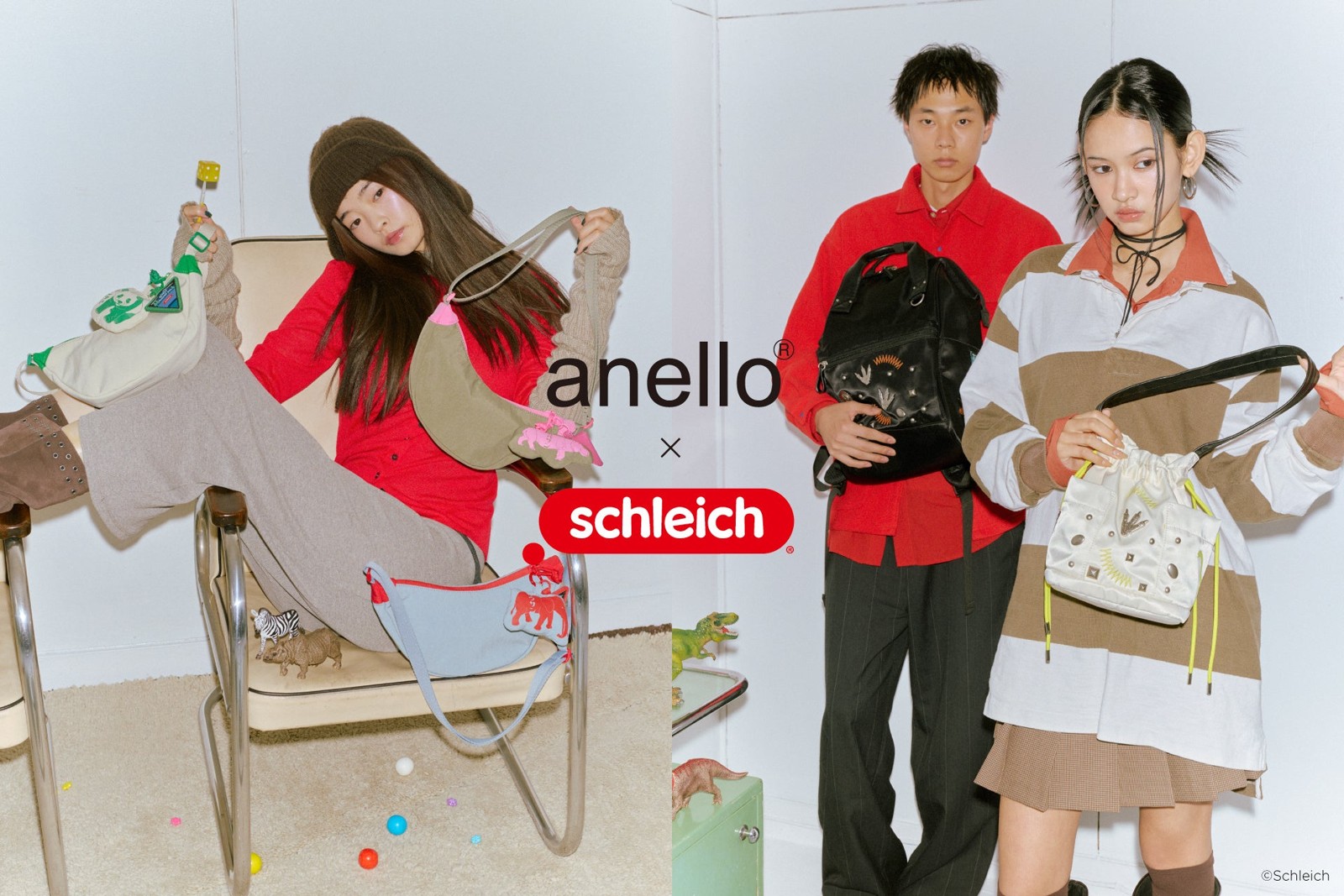 anello® × Schleich コラボアイテム