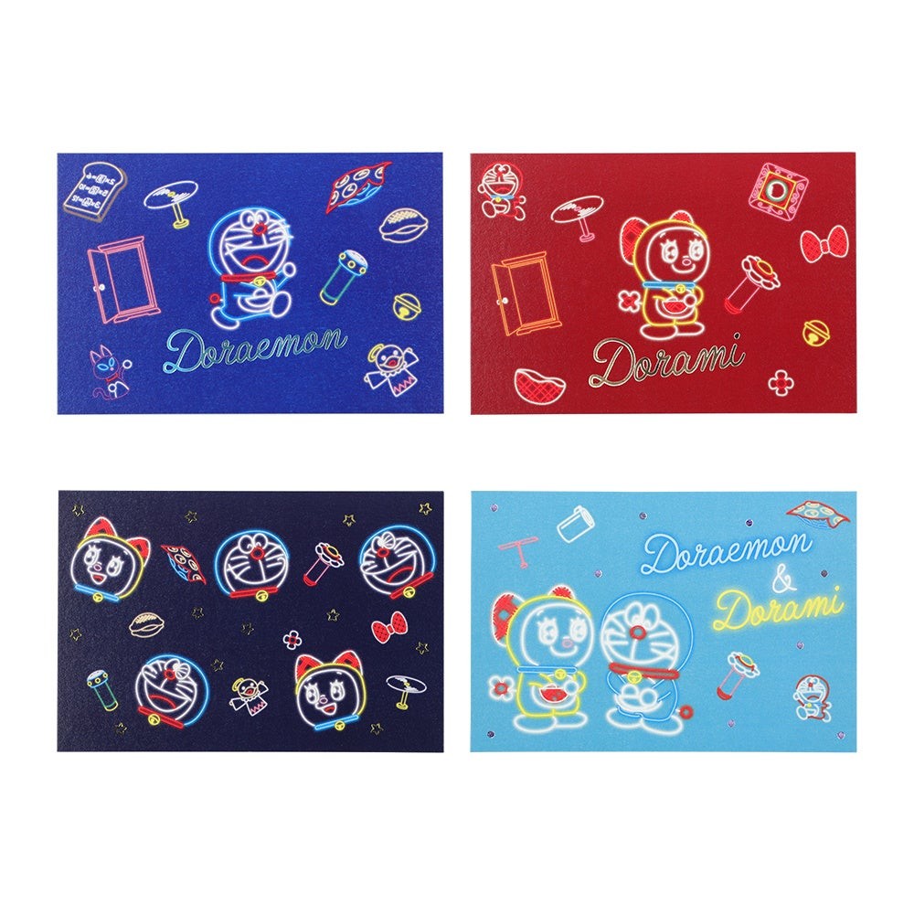 ドラえもん未来デパートEXCLUSIVE ネオンライン ポストカード