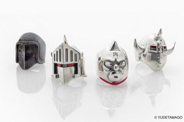 JAM HOME MADE × キン肉マン フェイスリング全4種（キン肉マン、悪魔将軍、ロビンマスク、ウォーズマン）