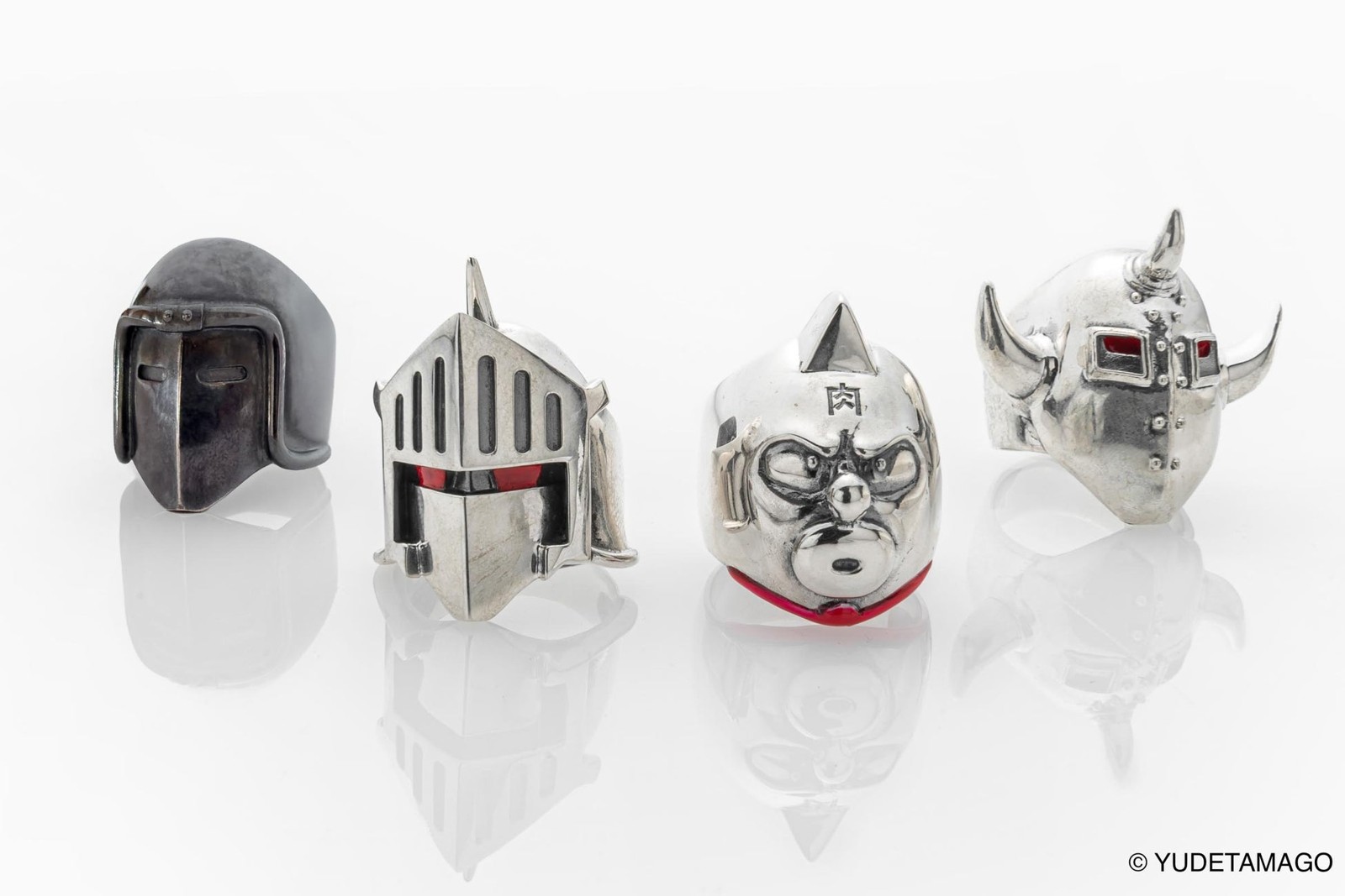 JAM HOME MADE × キン肉マン フェイスリング全4種(キン肉マン、悪魔将軍、ロビンマスク、ウォーズマン)