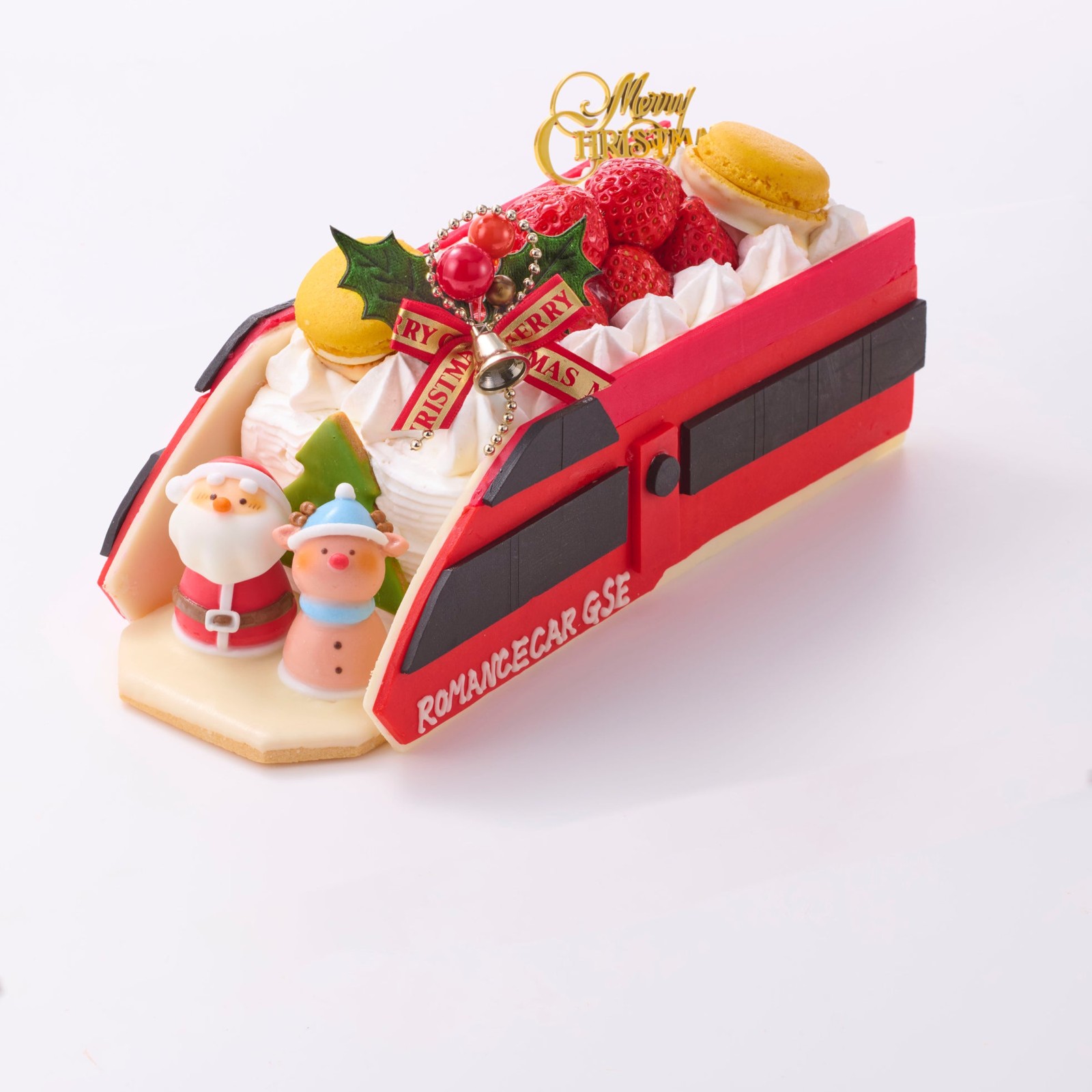 『明治記念館・菓乃実の杜』ロマンスカー・GSEクリスマスケーキ