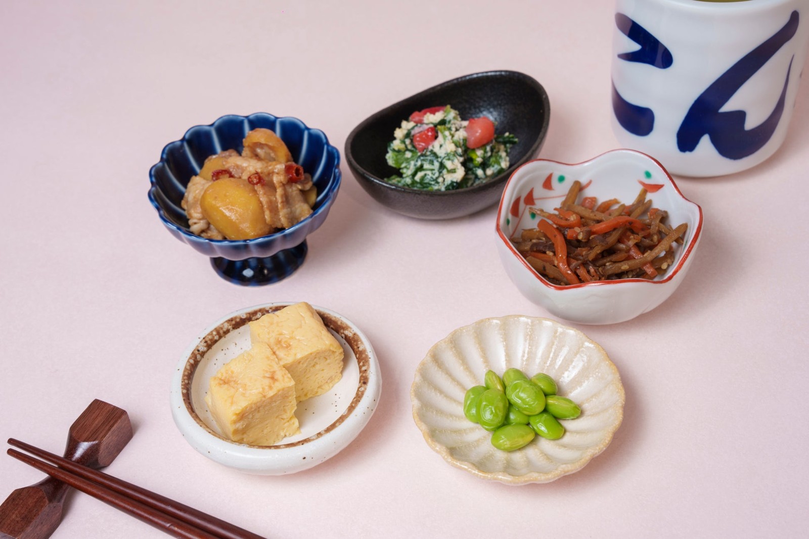 「天狗の台所セット」で選べる小鉢5種