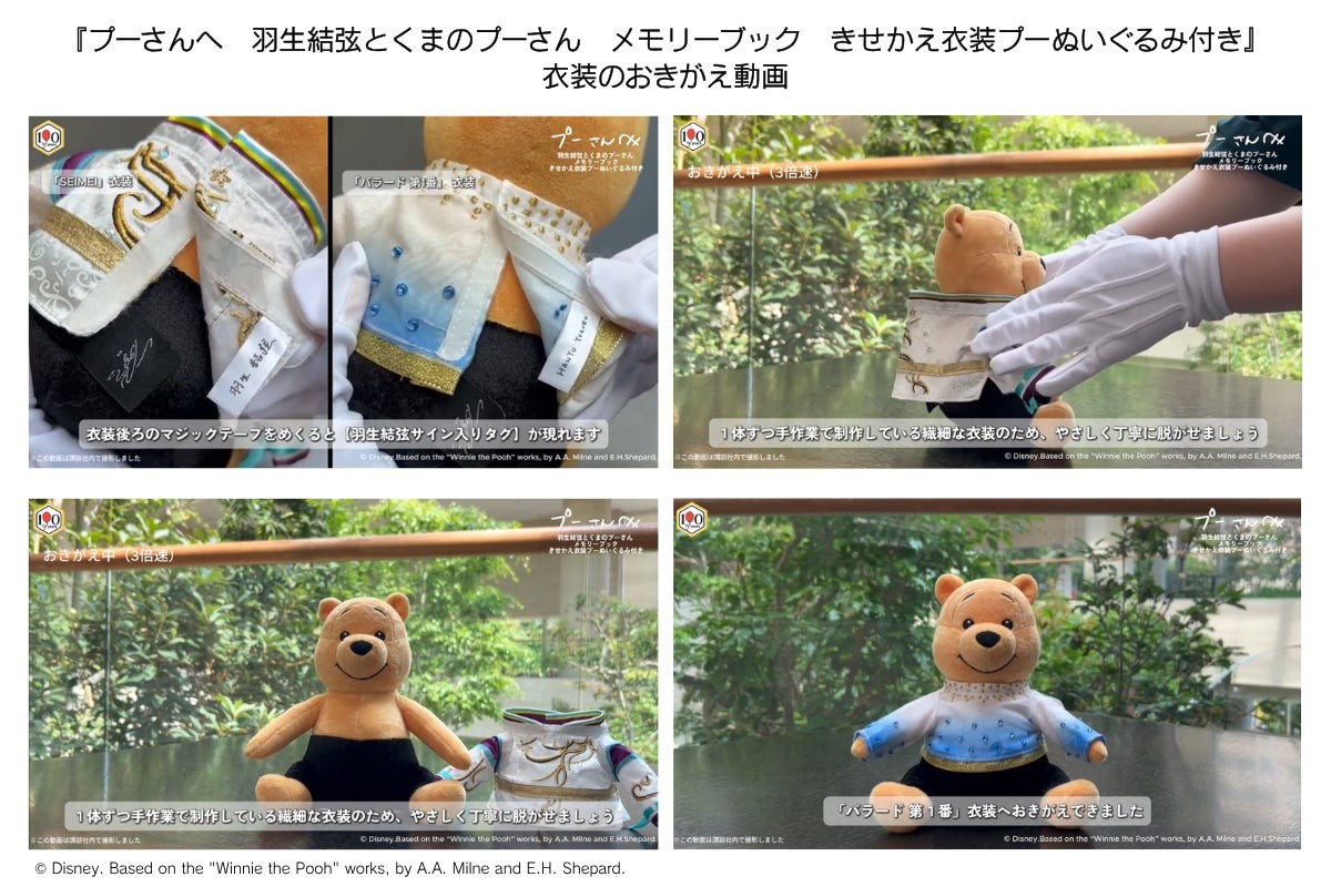 衣装のおきがえ動画の場面