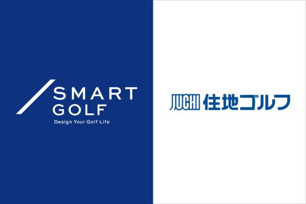 SMART GOLFと住地ゴルフのロゴ