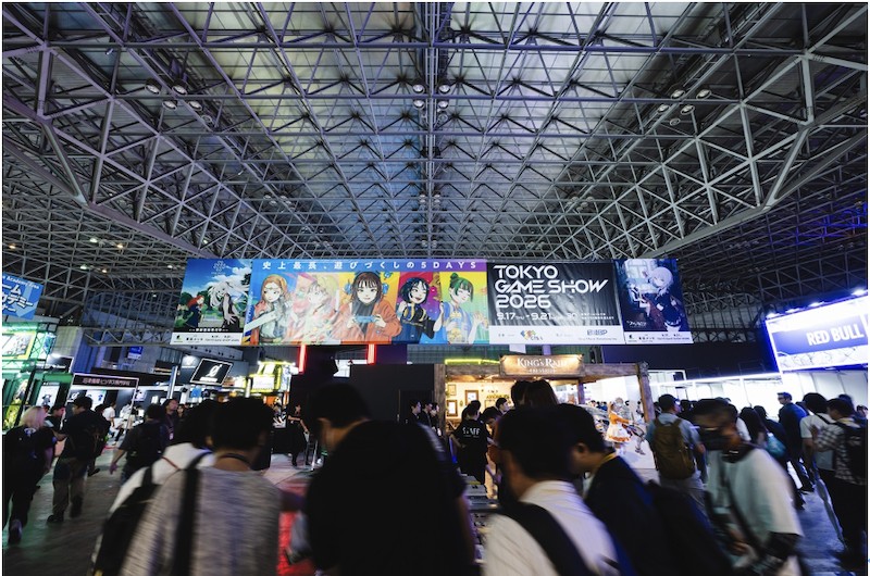 東京ゲームショウ2026の会場に掲げられたメインビジュアル