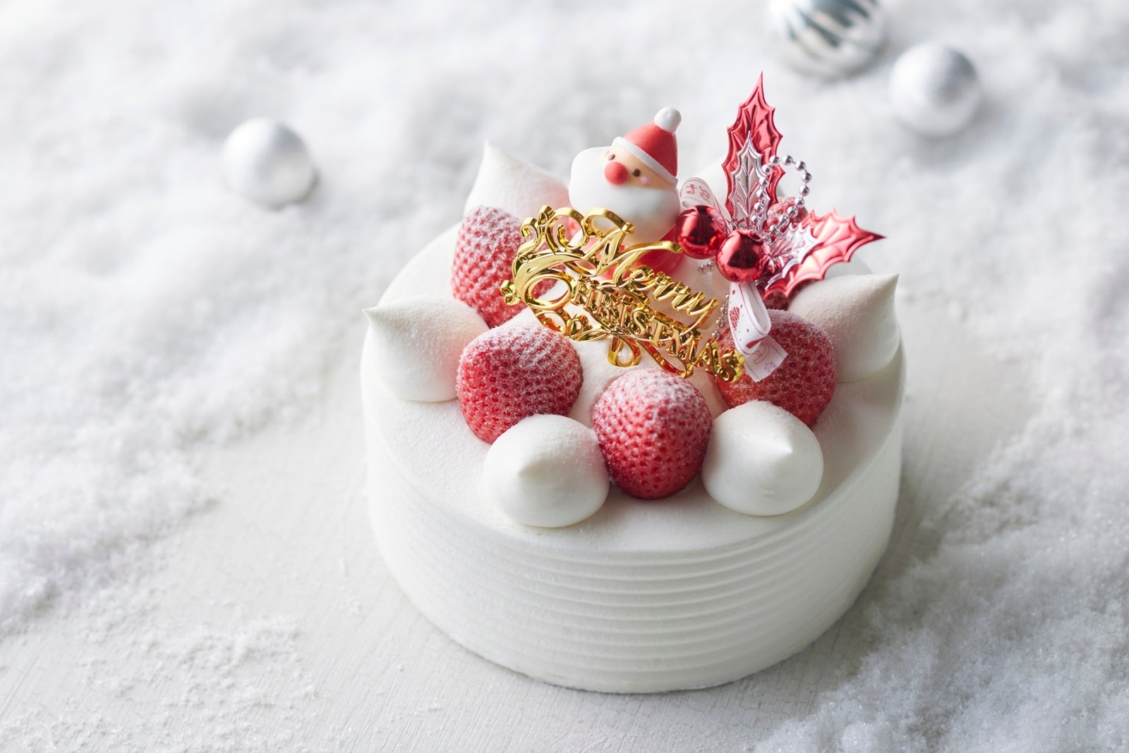 みんなで囲みたい、王道の「クリスマスショートケーキ」
