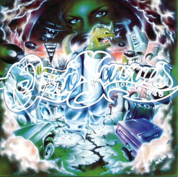 OZROSAURUS『ROLLIN’045』のアナログ盤ジャケット写真