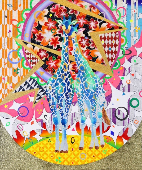 「Fantastic World - Blue Giraffese」