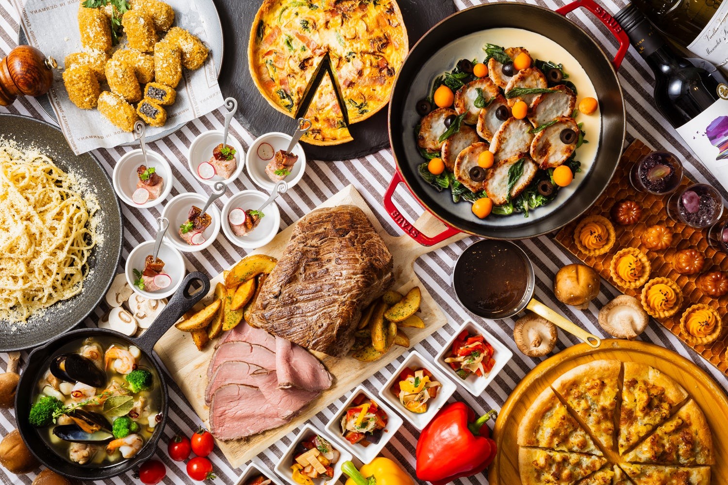 ホテルグランヴィア広島 ディッシュパレード「旅するビュッフェ ヨーロッパ美食めぐり」ランチ＆ディナー
