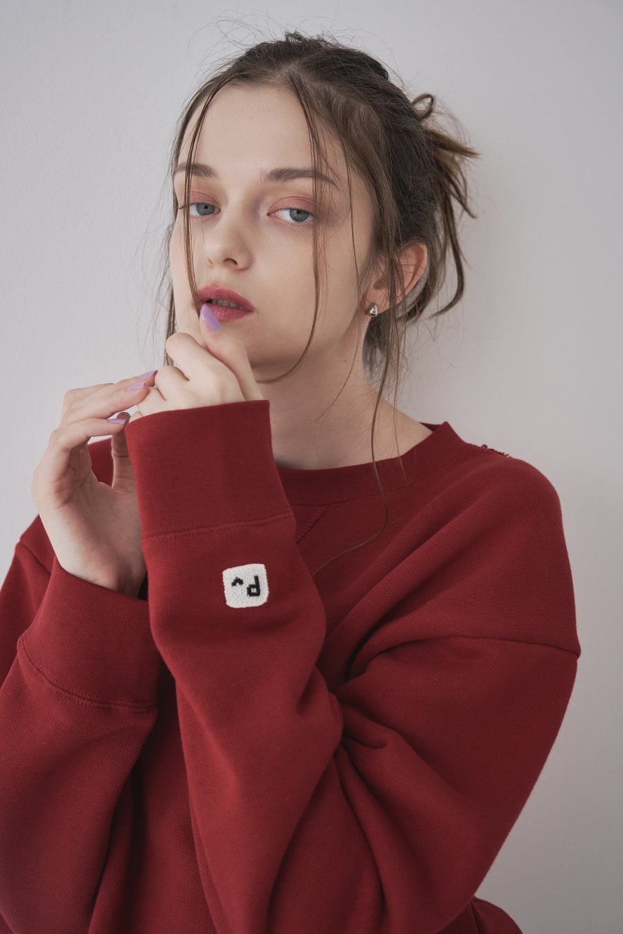 ワンポイントスウェット（RED）