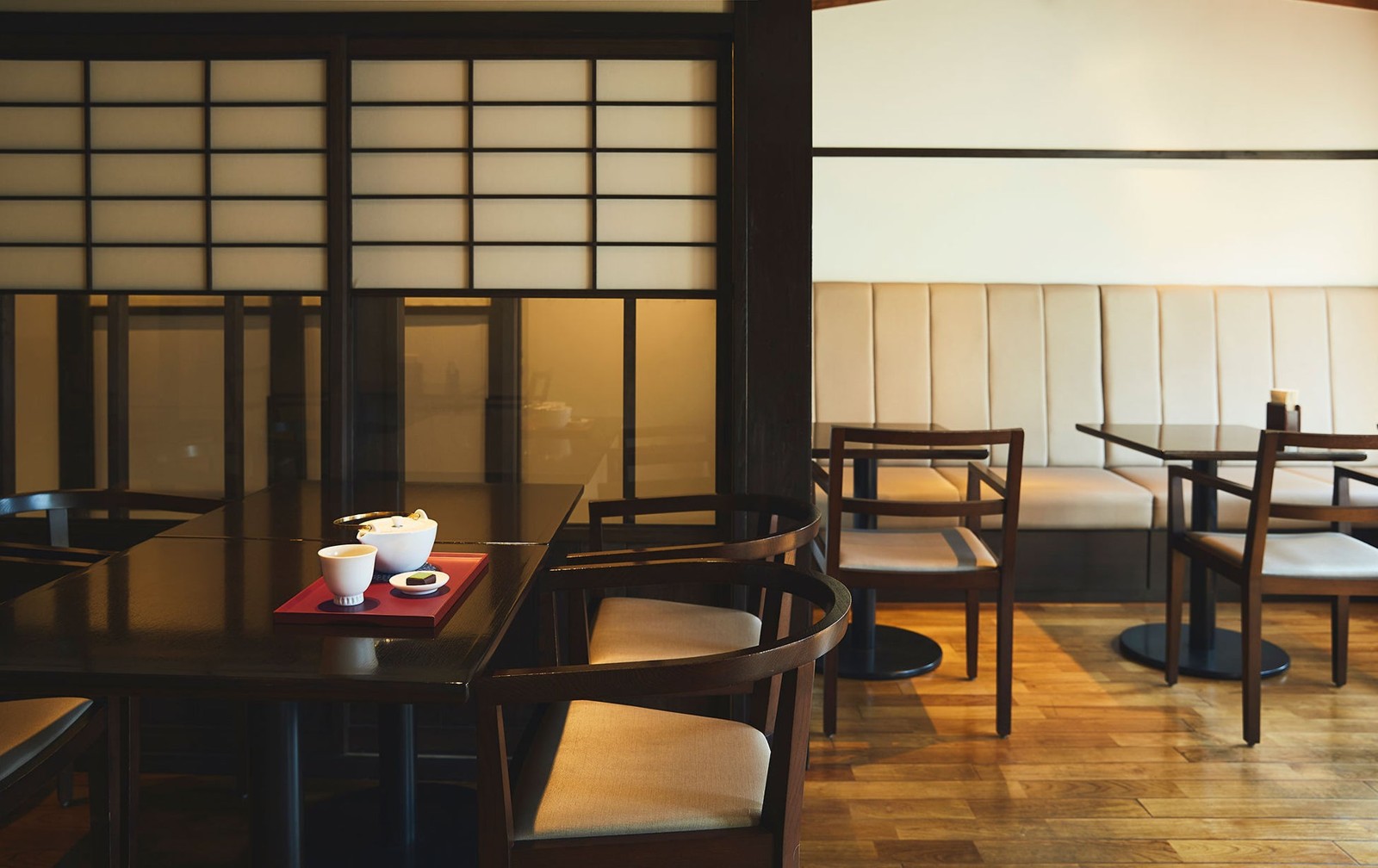 ベルアメール 京都別邸 三条本店 ショコラバー「秋のアフタヌーンティーセット」「京抹茶のサントノレ」