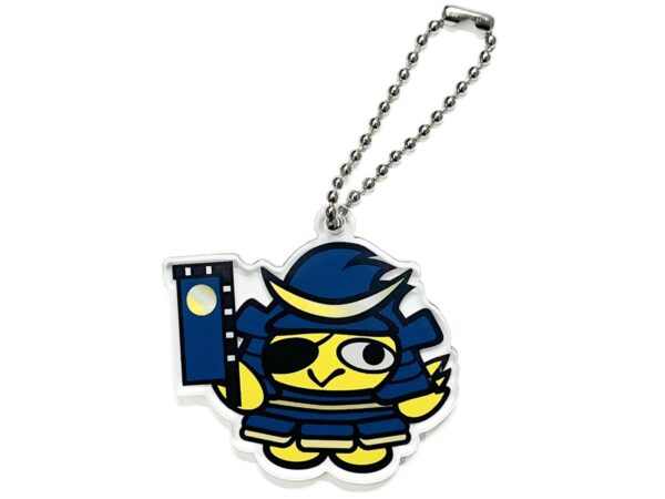 甲冑と三日月飾りの兜、眼帯姿のトリッキーのアクリルキーホルダー