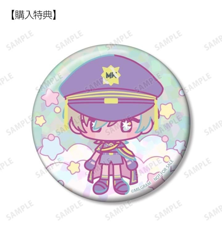 エス A ゆめぷち 75mmホログラム缶バッジ 当ショップ限定特典