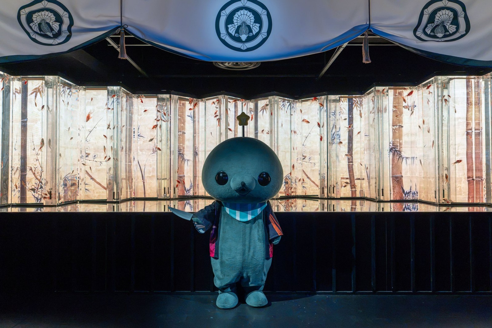 アートアクアリウム美術館 GINZAの「教育番組」タマ