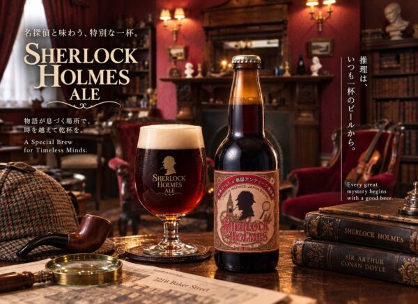 SHエールビールのボトルとグラスを配したキービジュアル