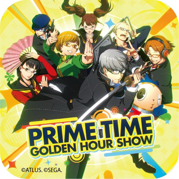 店舗限定特典の缶バッジ「Prime Time Golden Hour Show」デザイン