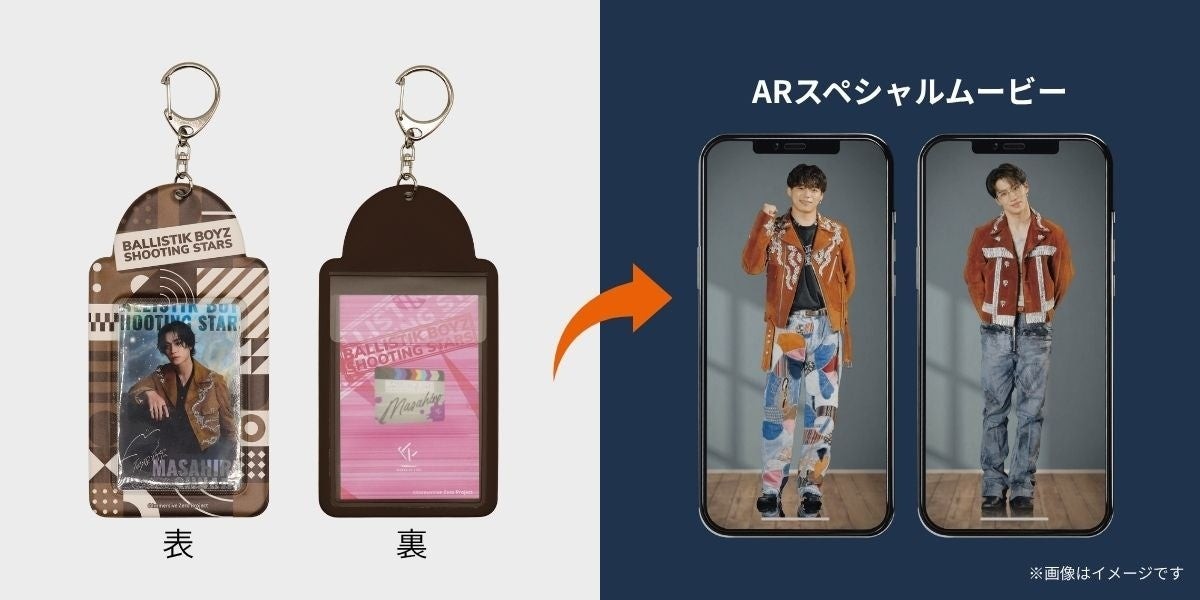 BALLISTIK BOYZ カードホルダーとARスペシャルムービーのイメージ