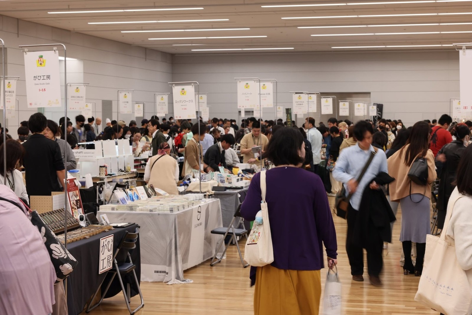 東京インターナショナルペンショー、昨年の会場の様子