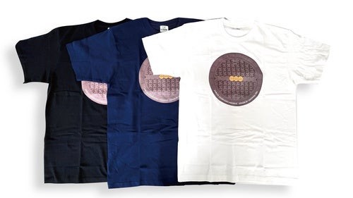 マンホールTシャツ(道玄坂ハチ公)