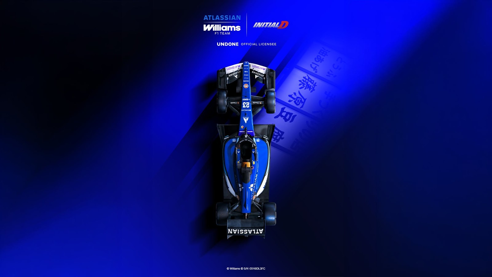 Atlassian Williams F1 Team ×『頭文字D Legend3 -夢現-』カプセルコレクション「BEFORE DAWN」