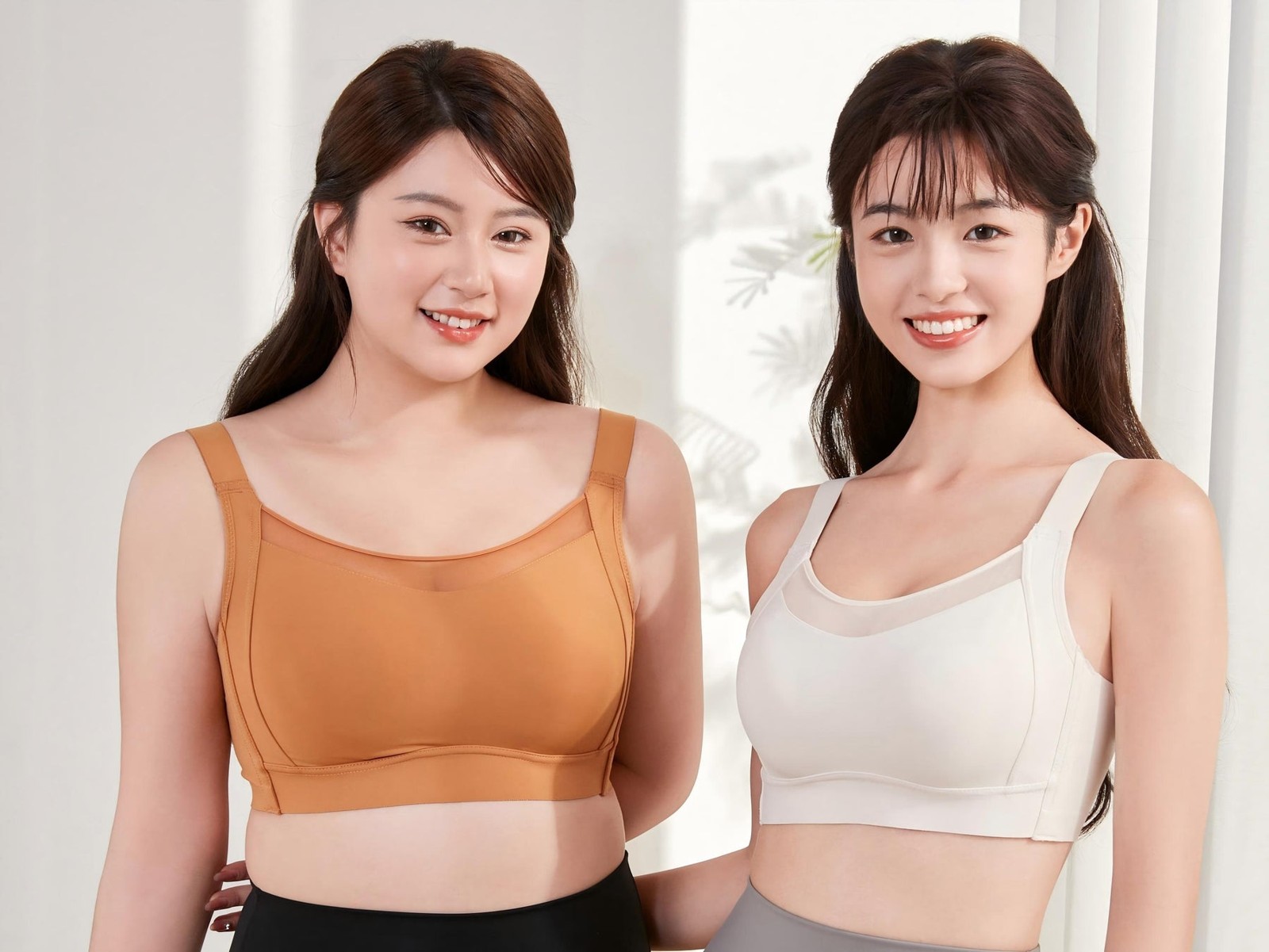 VEIMIAのブラを着用した2人のモデル