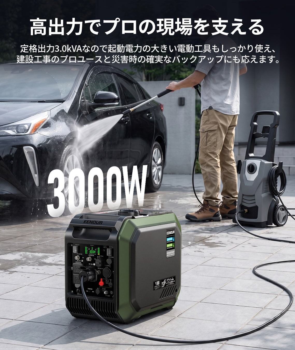 EENOUR 発電機H3000iSDF
