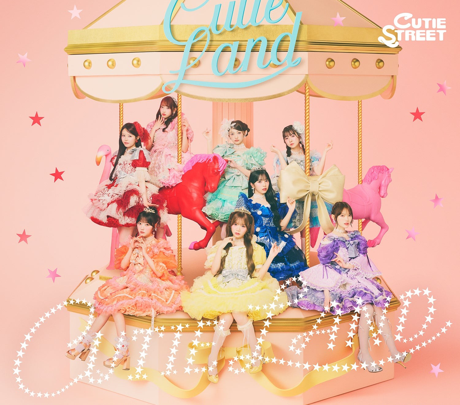 CUTIE STREET 1stアルバム『CUTIE LAND』初回限定盤Aのジャケット