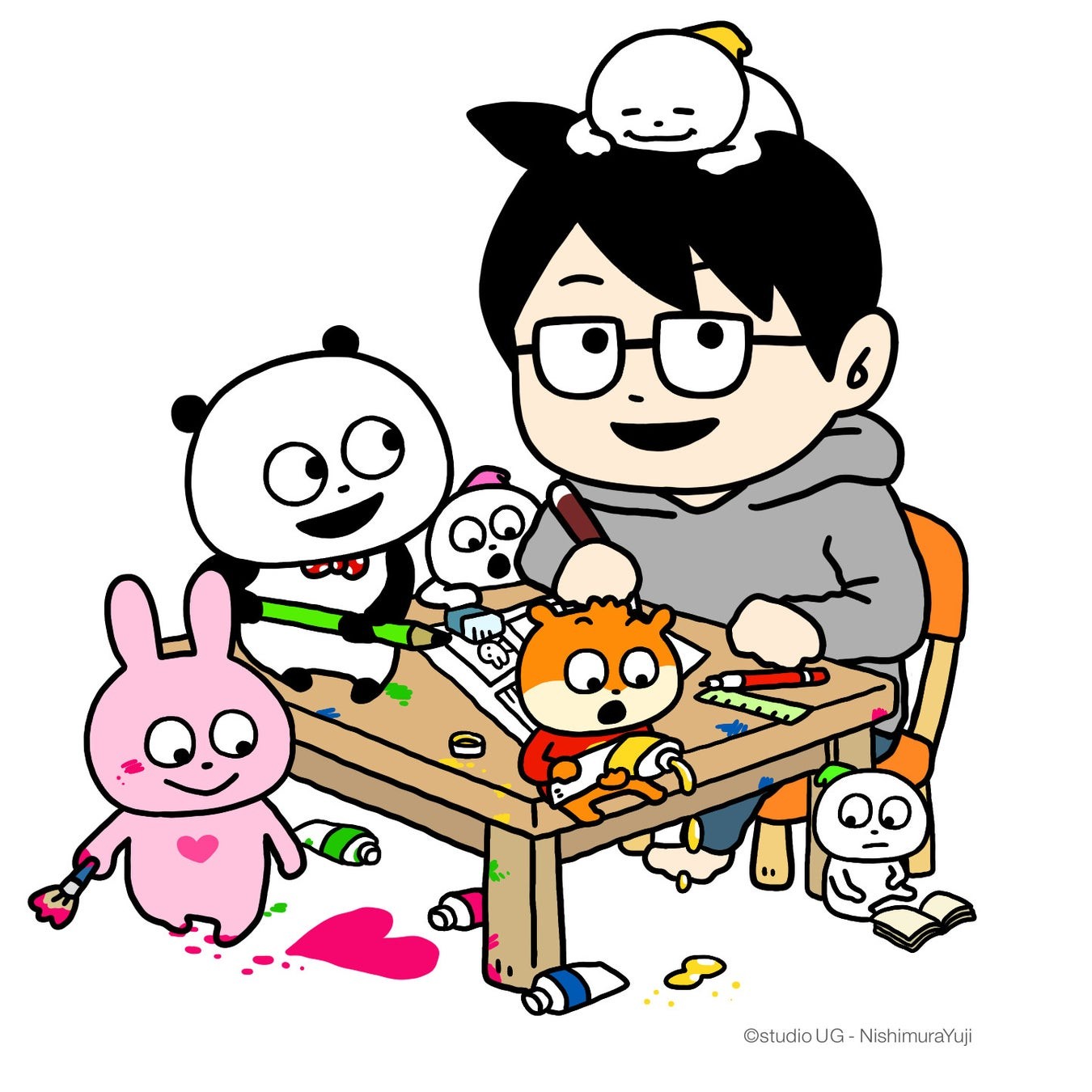 絵本『たぬき だいはっせい』