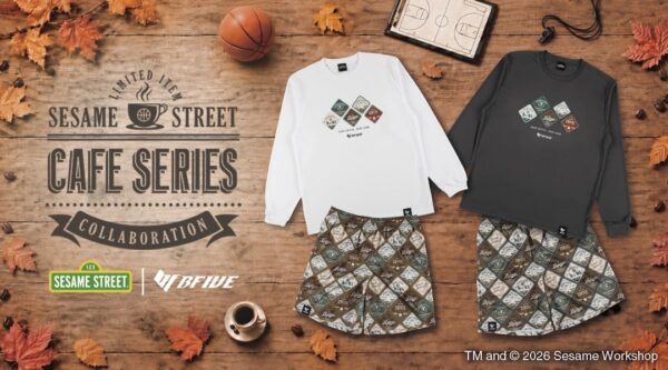 BFIVE×セサミストリート「CAFE SERIES」